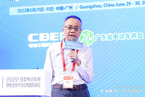 億緯鋰能鄭為工：圓柱電池，輕型電動(dòng)車(chē)的優(yōu)選解決方案