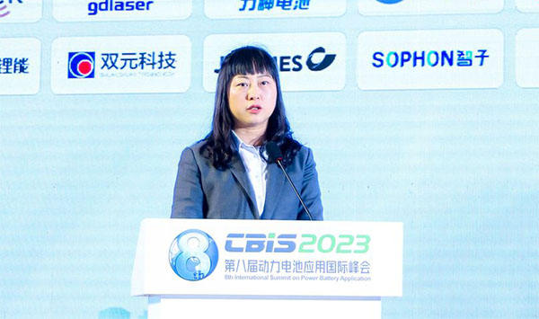 瑞浦蘭鈞能源股份有限公司副總裁侯敏：構(gòu)建電池全球產(chǎn)業(yè)鏈，賦能低碳未來